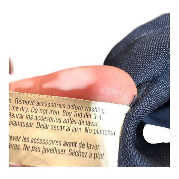 Toddler Police Officer Costume Set With Badge & Tie 4t 5t Cop Halloween Outfit - Picture 6 of 7